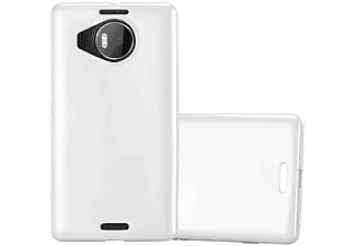 carcasa de móvil Funda flexible para móvil - Carcasa de TPU Silicona ultrafina;CADORABO, Nokia, Lumia 950 XL, rojo blanco