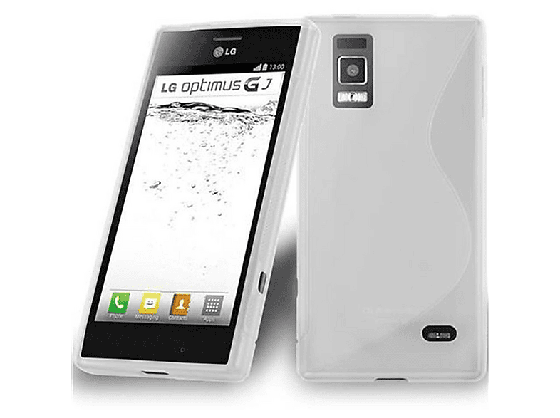 Cadorabo - Custodia Per Lg L3 Ii (2. gen 2. sim) In Rosso Cremisi - Morbida Cove
