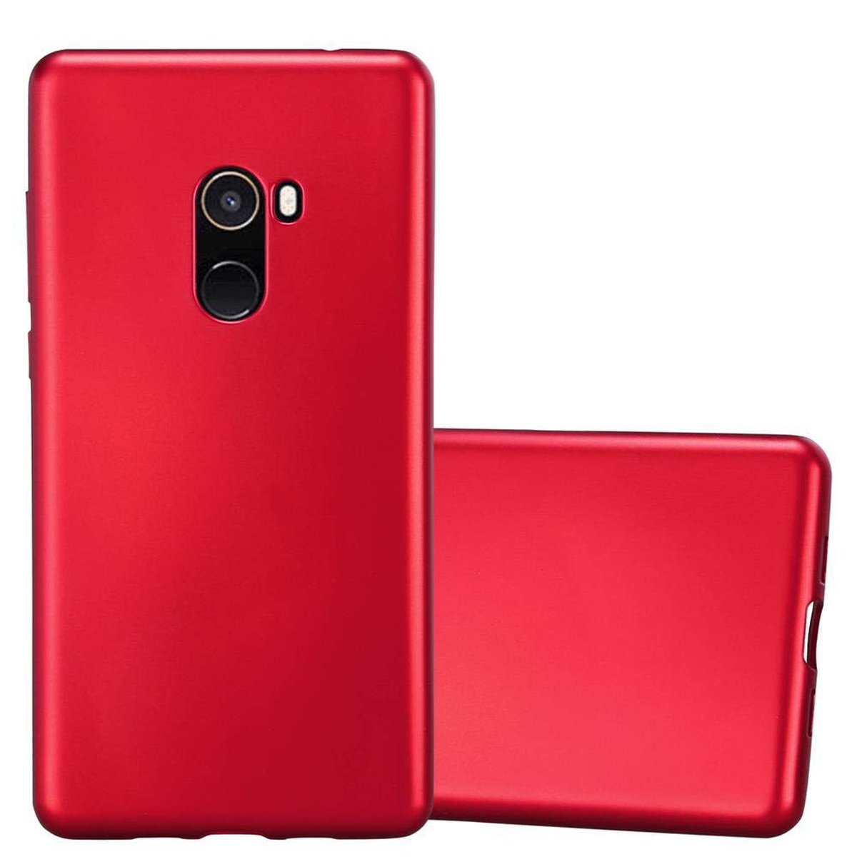 CADORABO TPU Matt 2, Backcover, Hülle, Mi Xiaomi, METALLIC MIX Metallic ROT