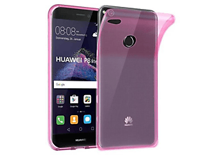 carcasa de móvil Funda flexible para móvil - Carcasa de TPU Silicona ultrafina;CADORABO, Huawei, P8 LITE 2017, transparente rosa