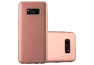 carcasa de móvil Funda flexible para móvil - Carcasa de TPU Silicona ultrafina;CADORABO, Samsung, Galaxy S8, metallic oro rosa
