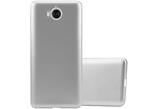 CADORABO TPU Matt Metallic Silikon Hülle, Backcover, Huawei, Y5 2017 / Y6 2017, METALLIC SILBER
