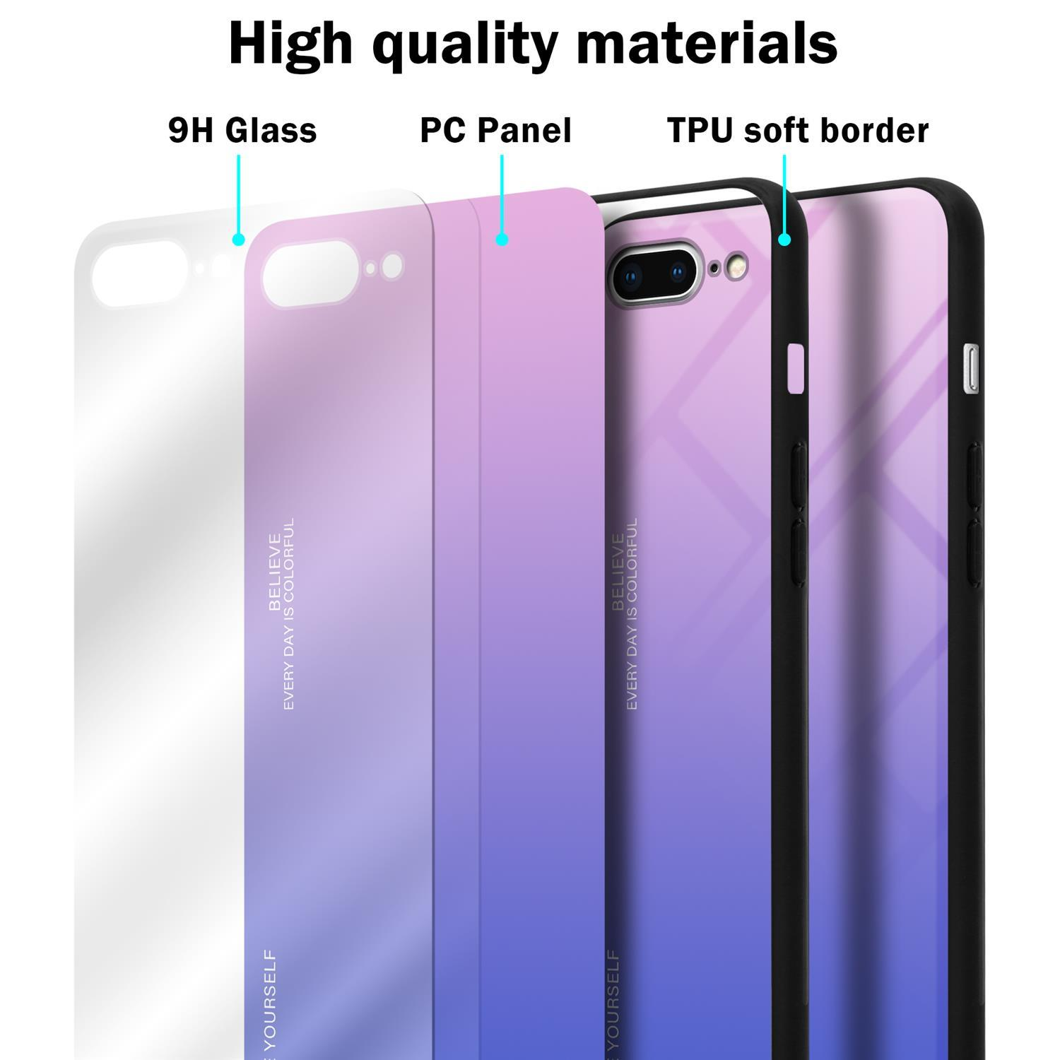 Strati delle custodie del telefono: vetro 9H, pannello PC e bordo morbido in TPU sono visualizzati.