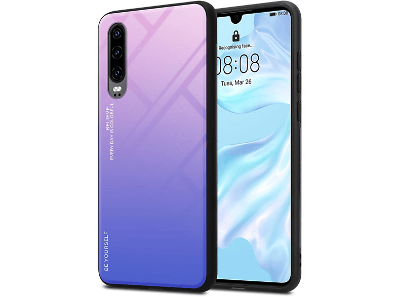 Cadorabo cover compatibile con Honor 9X LITE, cover in silicone liquido per 9X LITE, custodia in silicone, resistente ai graffi e agli urti sottile cover protettiva - LIQUID BLU