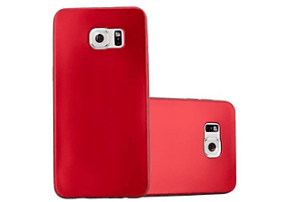 carcasa de móvil Funda flexible para móvil - Carcasa de TPU Silicona ultrafina;CADORABO, Samsung, Galaxy S6 EDGE, rojo amarillo blanco