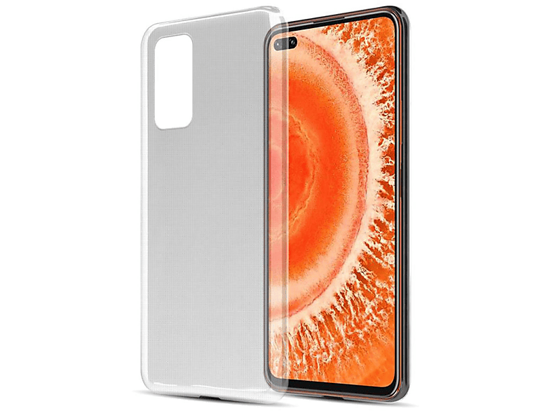 Schutzhülle, Ultra TPU Backcover, TRANSPARENT Slim AIR VOLL 30, CADORABO View Honor,