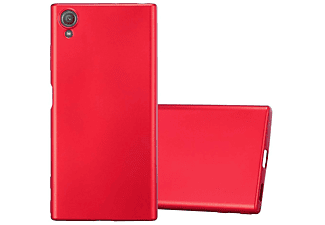 carcasa de móvil Funda flexible para móvil - Carcasa de TPU Silicona ultrafina;CADORABO, Sony, Xperia XA1 PLUS, rojo blanco
