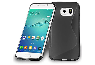 carcasa de móvil Funda flexible para móvil - Carcasa de TPU Silicona ultrafina;CADORABO, Samsung, Galaxy S6 EDGE, óxido negro