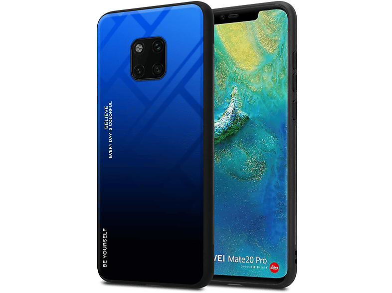 Funda | CADORABO Funda magnética invisible, Compatible con Huawei MATE 10 PRO, ROJO MANZANA