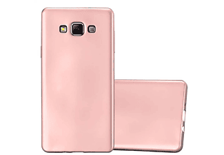 carcasa de móvil Funda flexible para móvil - Carcasa de TPU Silicona ultrafina;CADORABO, Samsung, Galaxy A7 2015, metallic oro rosa