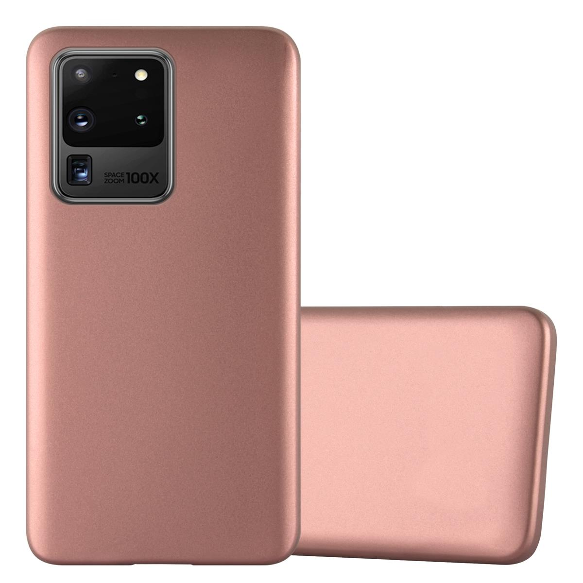 TPU GOLD Galaxy Samsung, CADORABO Matt S20 Backcover, ROSÉ Metallic Hülle, METALLIC ULTRA,