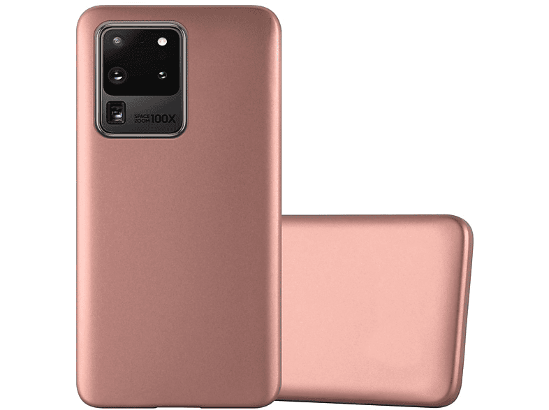 TPU GOLD Galaxy Samsung, CADORABO Matt S20 Backcover, ROSÉ Metallic Hülle, METALLIC ULTRA,