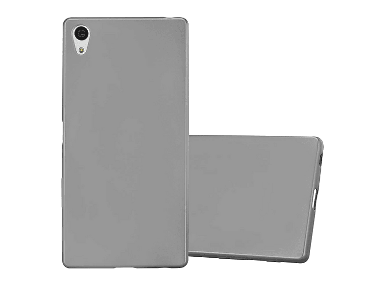 Cadorabo Custodia Libro per Sony Xperia Z5 in MARRONE CAPPUCCINO - con