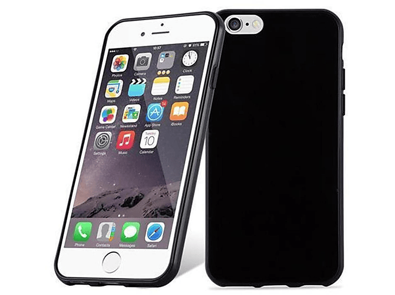 TPU iPhone 6S, Apple, SCHWARZ / Backcover, Slim Ultra 6 AIR Schutzhülle, CADORABO