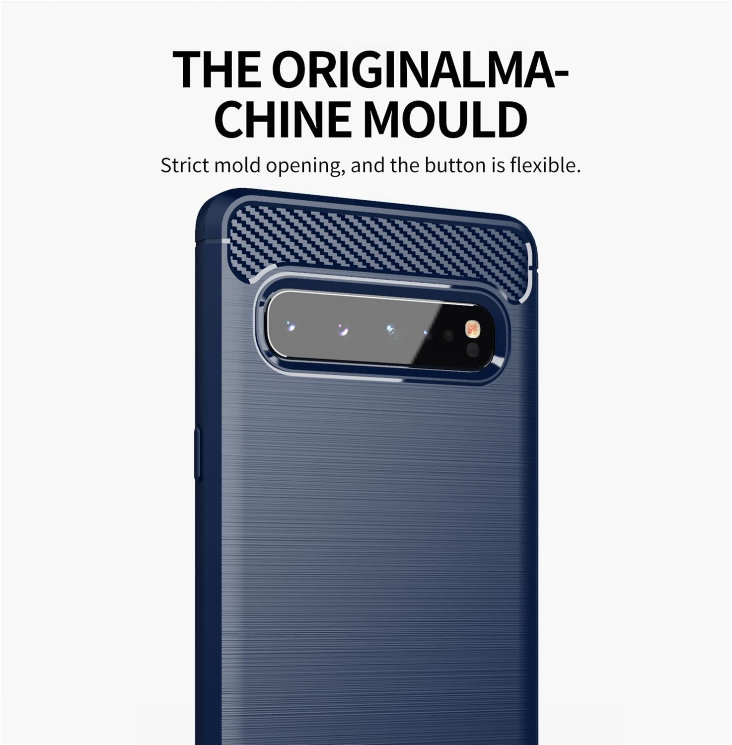 Primo piano di una cover blu. Il testo in alto dice 'THE ORIGINAL MACHINE MOULD'.
