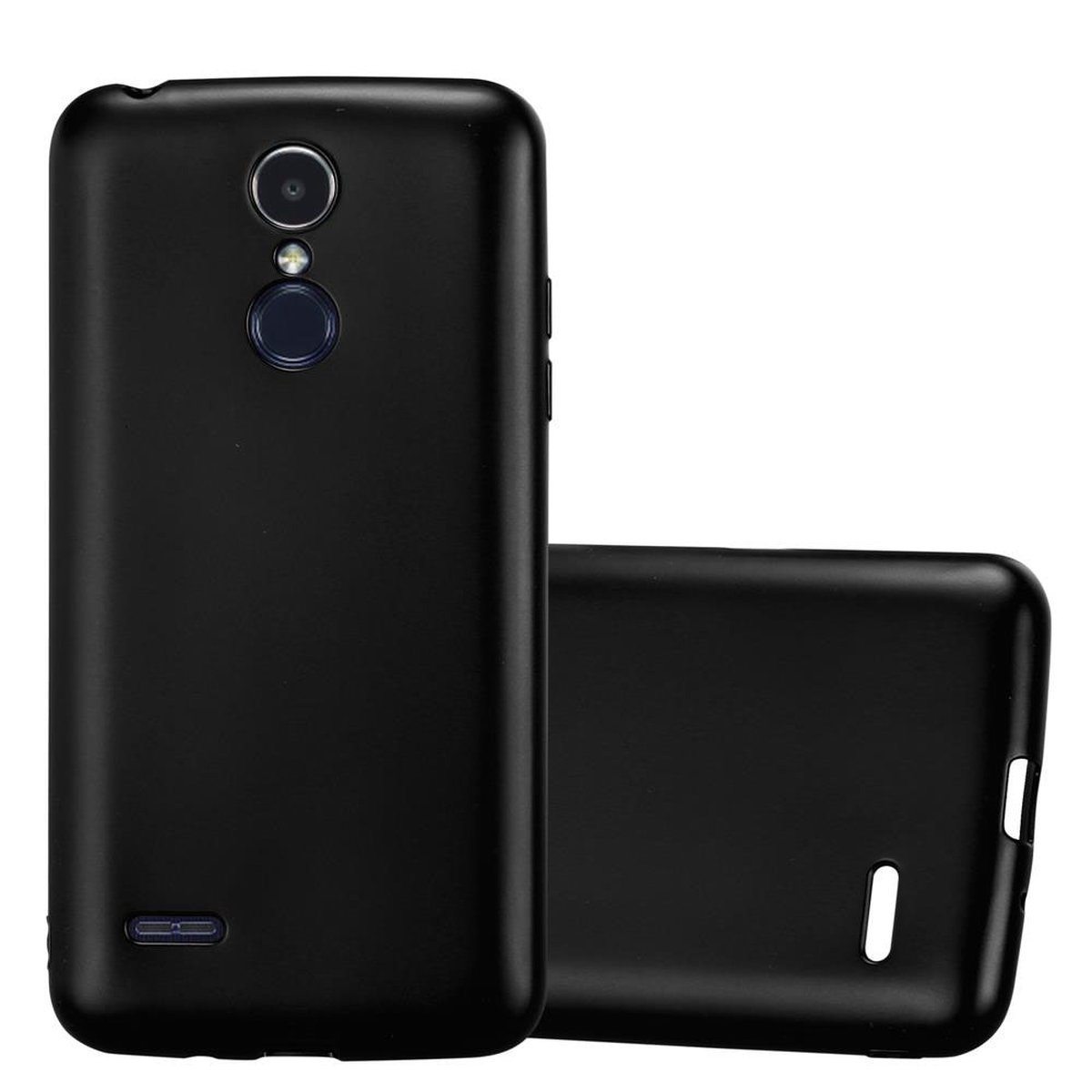 Matt METALLIC Metallic LG, Backcover, TPU K8 Hülle, 2017, SCHWARZ CADORABO