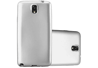 carcasa de móvil  - Funda flexible para móvil - Carcasa de TPU Silicona ultrafina CADORABO, Samsung, Galaxy NOTE 3, rojo blanco
