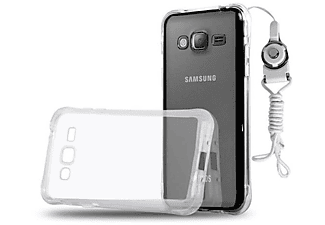 carcasa de móvil Funda flexible para móvil - Carcasa de TPU Silicona ultrafina;CADORABO, Samsung, Galaxy J3 2015 -5, transparente
