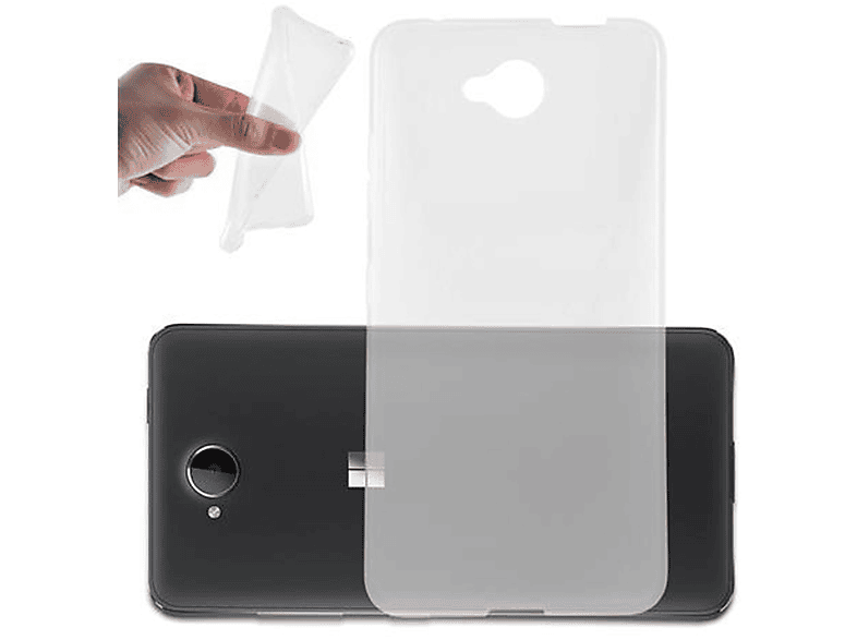 CADORABO TPU Ultra Slim AIR Schutzhülle, Backcover, Nokia, Lumia 650, VOLL TRANSPARENT