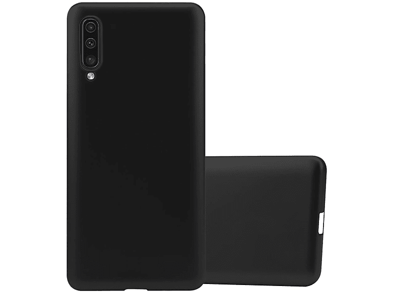 CADORABO TPU Matt Metallic Hülle, Backcover, Samsung, Galaxy A50 4G / A50s / A30s, METALLIC SCHWARZ