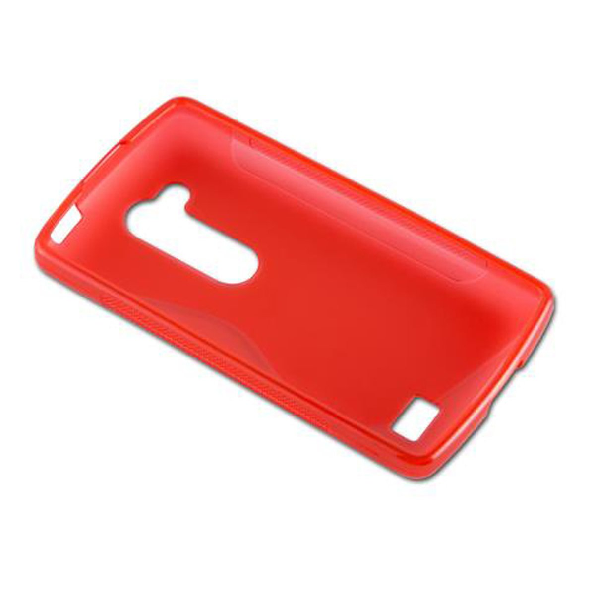 CADORABO TPU S-Line ROT Handyhülle, Backcover, FINO, LG, L INFERNO