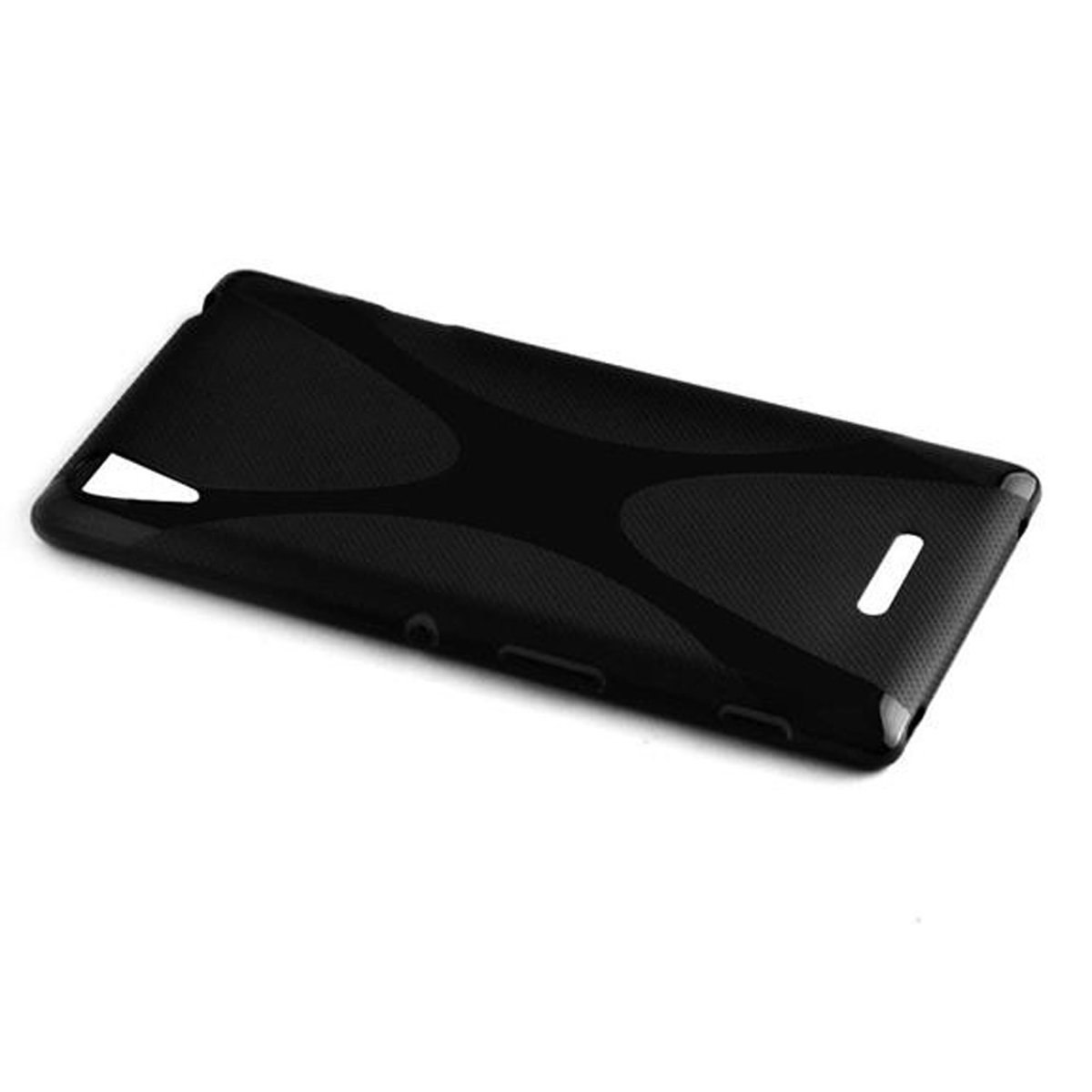 SCHWARZ X-Line T3, OXID TPU Sony, CADORABO Schutzhülle, Xperia Backcover,