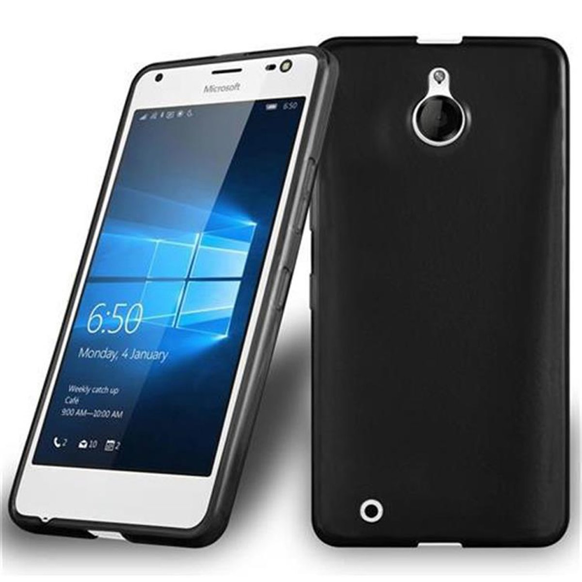 CADORABO TPU Ultra Slim AIR SCHWARZ Lumia Backcover, Nokia, Schutzhülle, 850