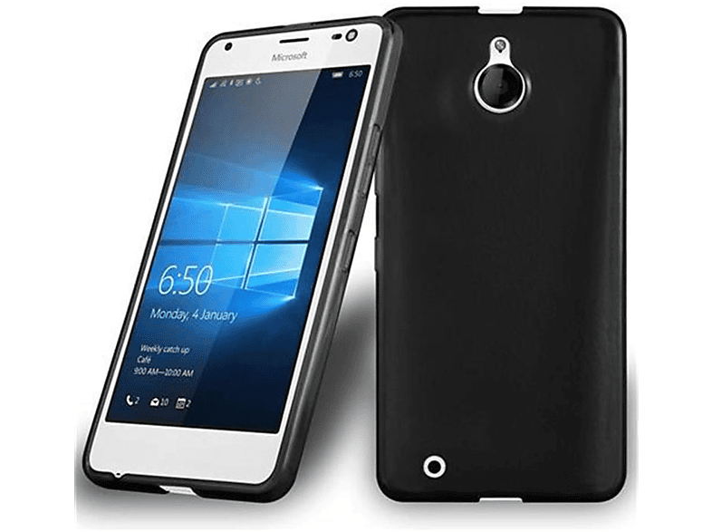 Fachgeschäft CADORABO TPU Ultra Slim Lumia AIR Backcover, SCHWARZ Nokia, Schutzhülle, 850