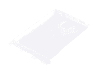 carcasa de móvil  - Funda flexible para móvil - Carcasa de TPU Silicona ultrafina CADORABO, Blackberry, Q30, blanco magnesio