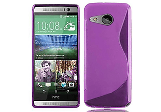 carcasa de móvil  - Funda flexible para móvil - Carcasa de TPU Silicona ultrafina CADORABO, HTC, ONE M8 MINI (2.Gen.), orquídea violeta