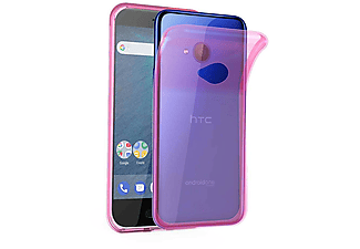 carcasa de móvil Funda flexible para móvil - Carcasa de TPU Silicona ultrafina;CADORABO, HTC, U11 LIFE, transparente rosa