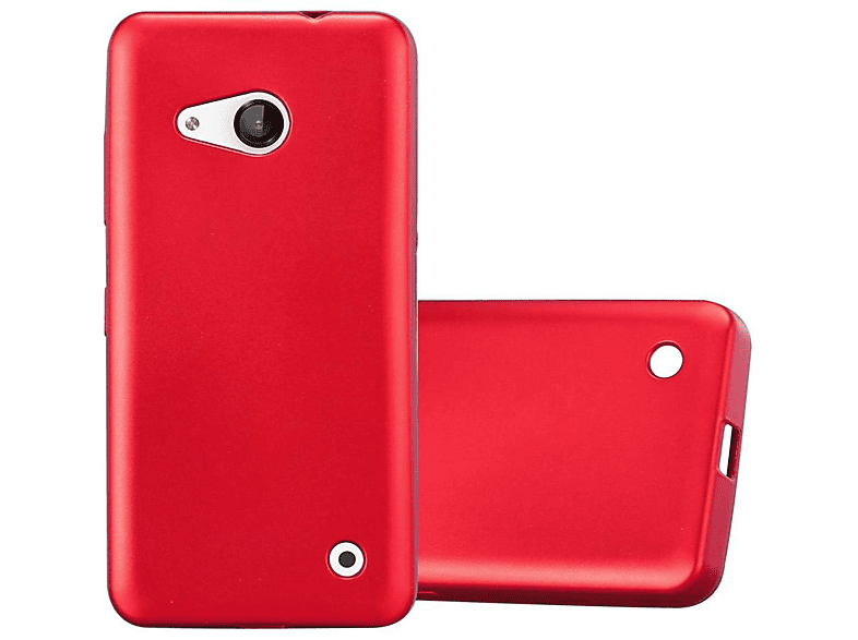 Lumia CADORABO Nokia, ROT Backcover, METALLIC Metallic Matt Hülle, 550, TPU