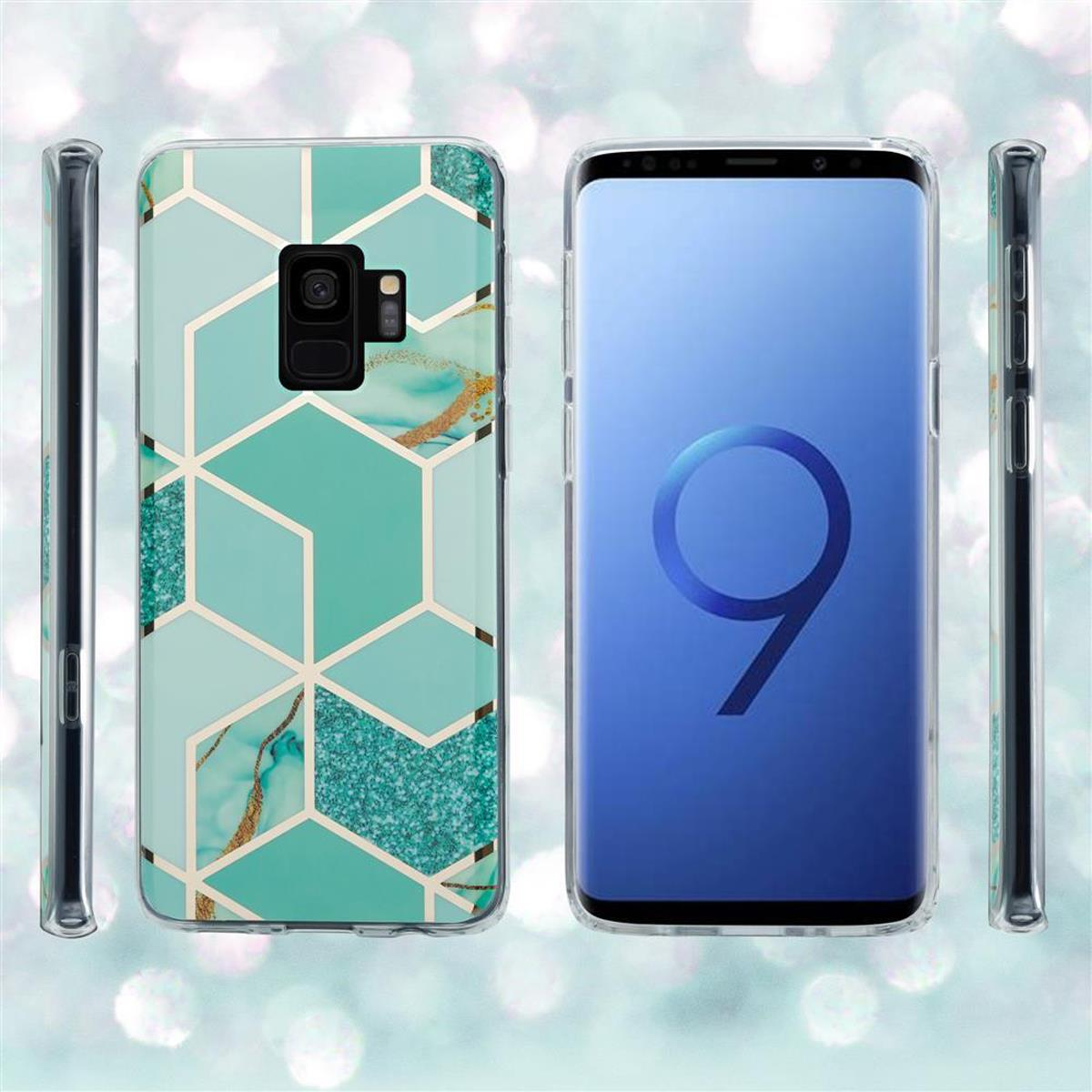 Telefono con custodia, che mostra lo schermo e il design della custodia.