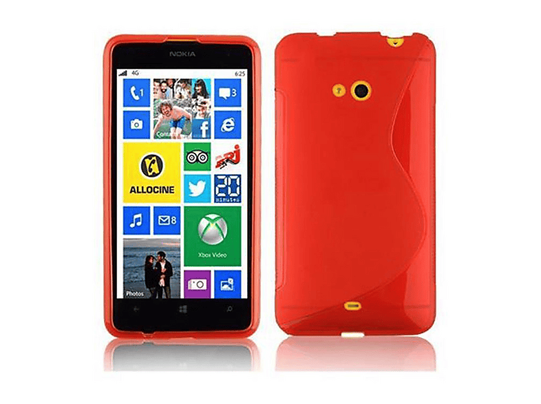 Cadorabo Custodia In Silicone TPU S-Line Per LG G3 - Colore Rosso Cremisi, Sottile E Antiurto - 3