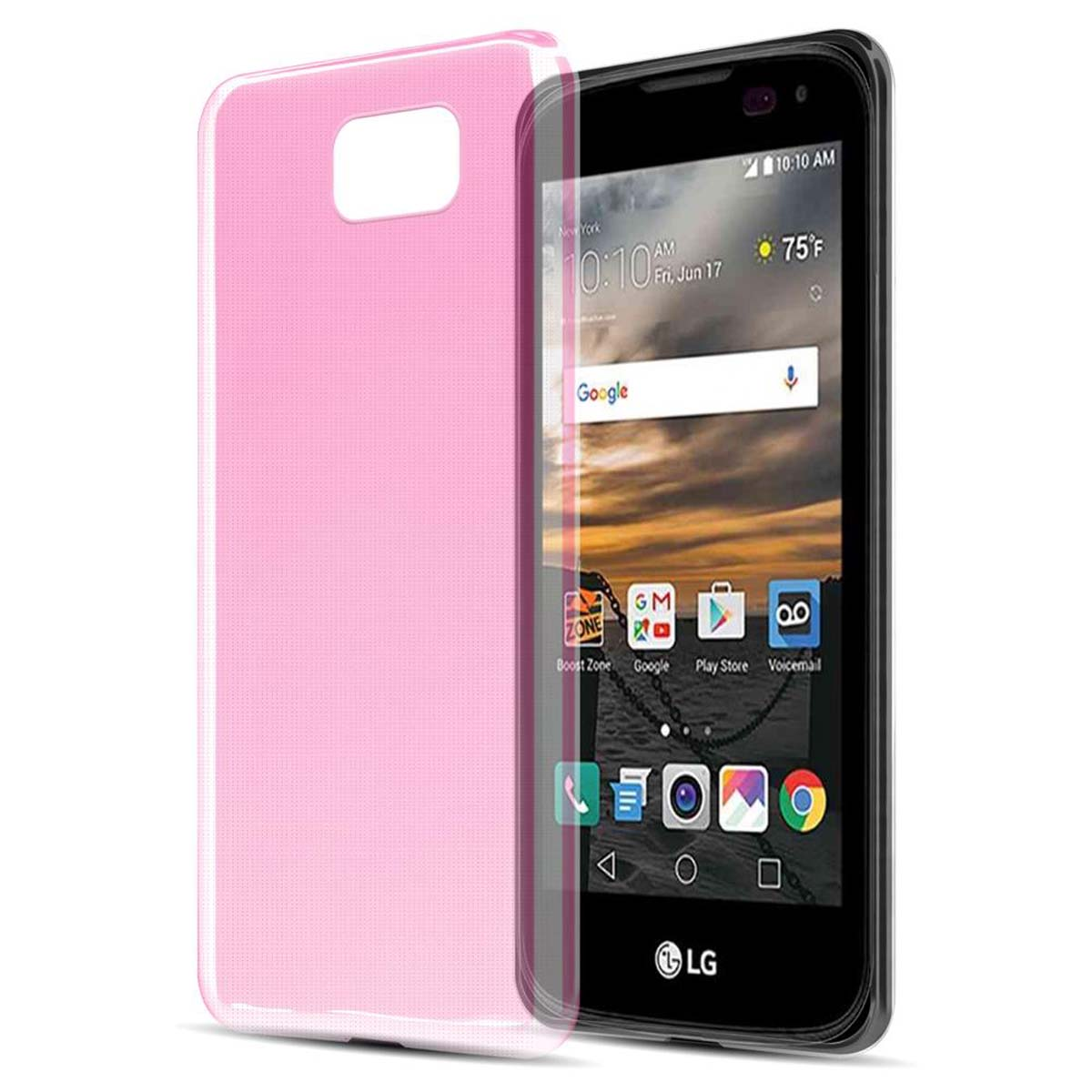 Schutzhülle, PINK LG, Backcover, 2016, CADORABO K3 Slim AIR Ultra TRANSPARENT TPU