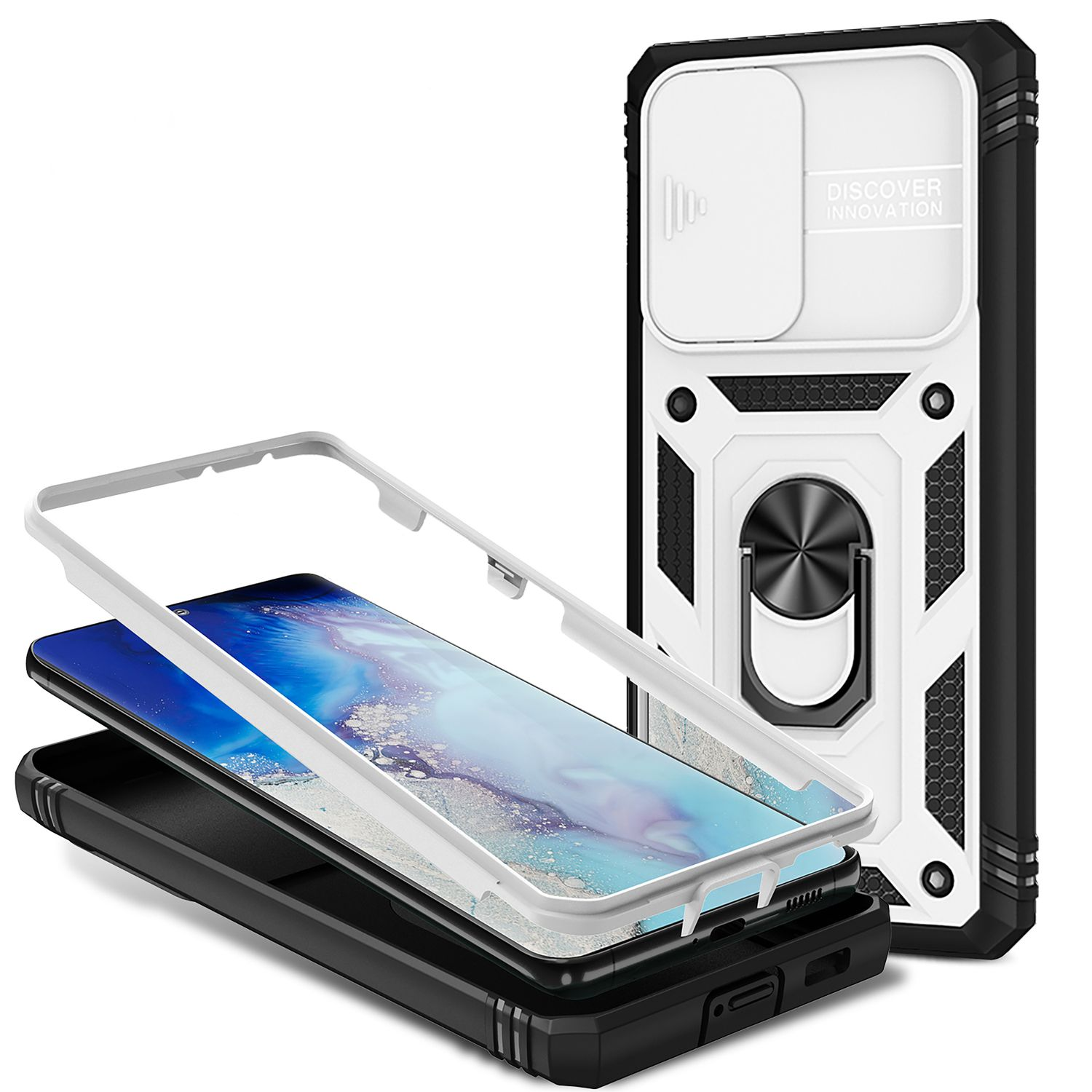 mit grtelclip handyhlle FNTCASE fr iPhone 16 magnetische Hlle: Zweilagige schtzende  Telefonabdeckung mit Grtelclip-Holster