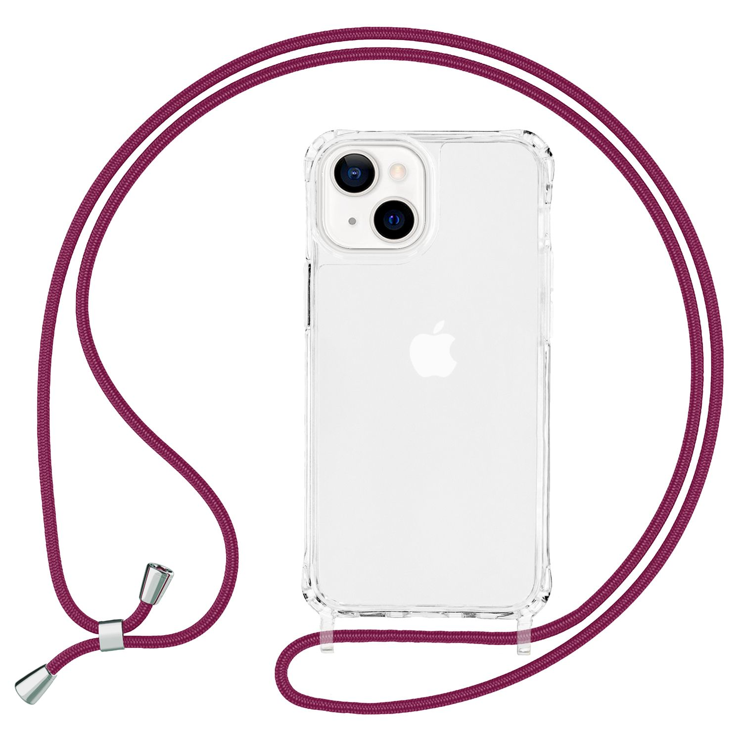 Mini, zum Kette Klare Apple, Hülle mit iPhone Rot 13 NALIA Umhängen, Backcover,