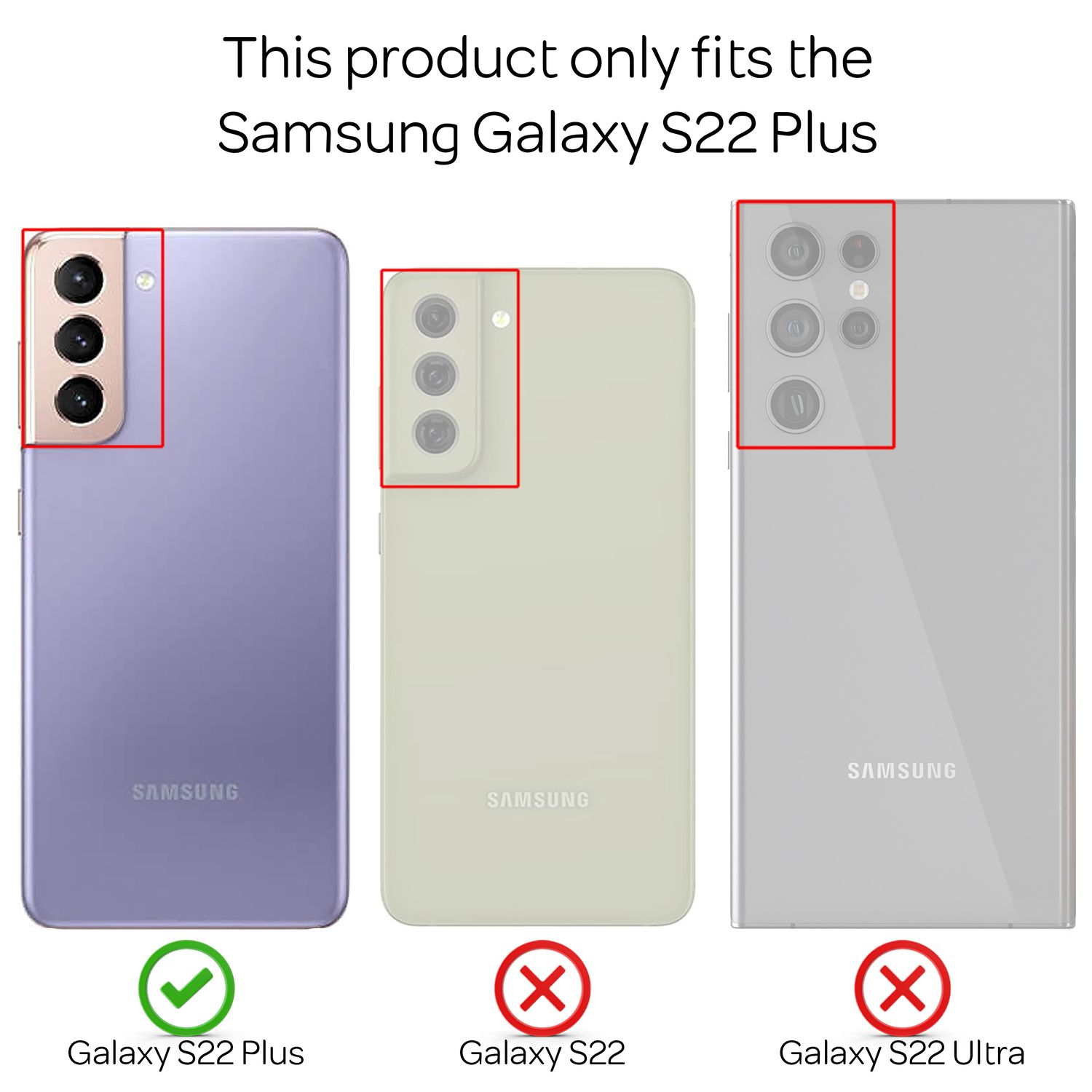 Backcover, Samsung, Ring Galaxy NALIA S22+, Hülle, Schwarz