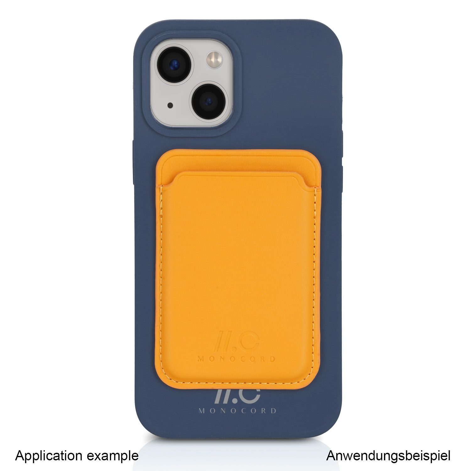 MONOCORD MGSF, Backcover, iPhone Blau Apple, 13