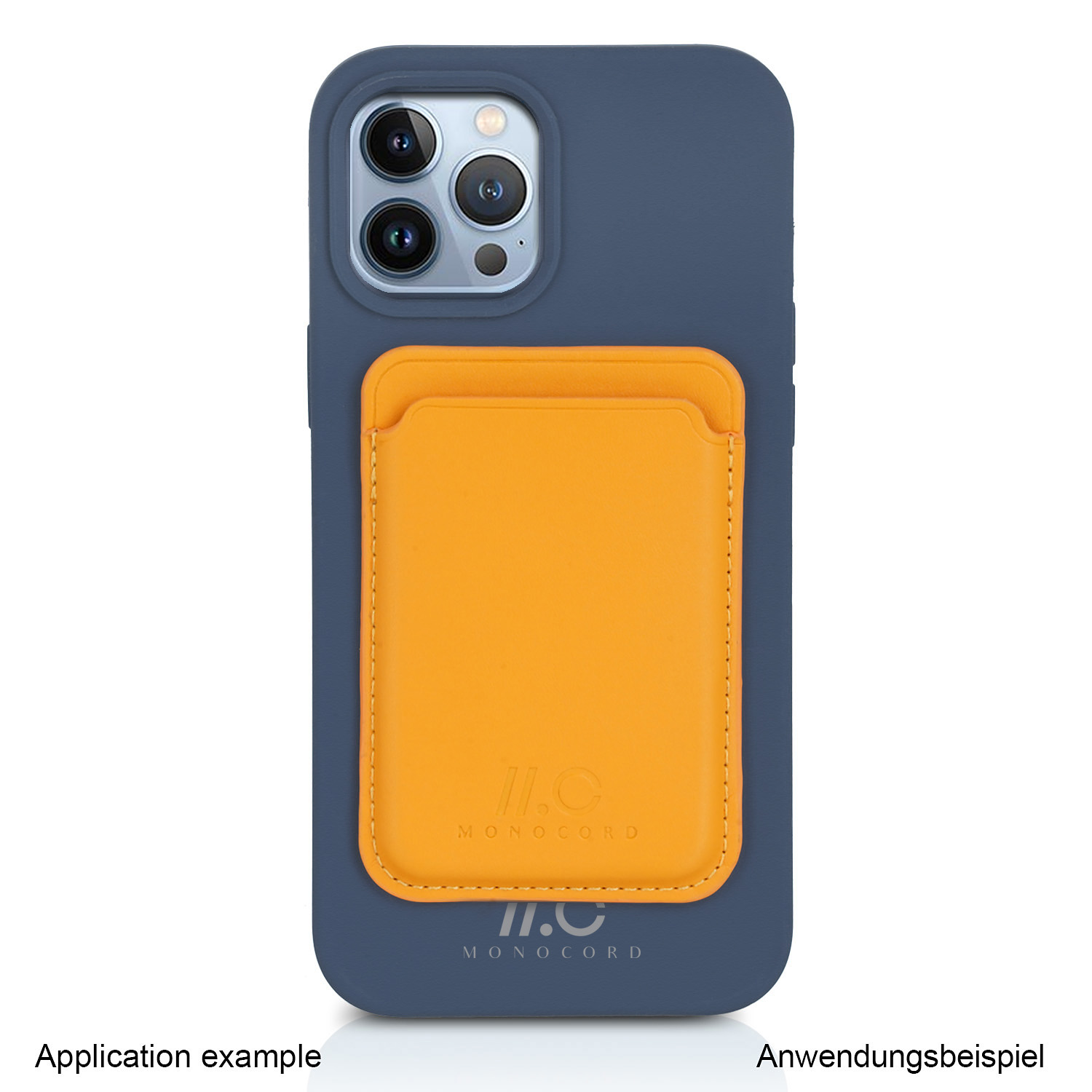 MONOCORD MGSF, Backcover, Apple, 13 Blau iPhone Pro