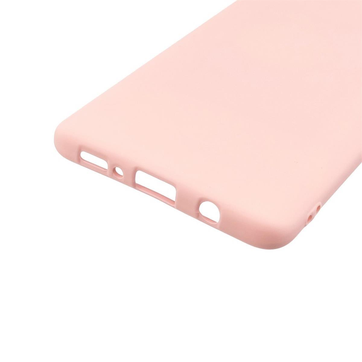 COVERKINGZ Handycase aus Rosa Silikon, Samsung, Galaxy Backcover, A02s