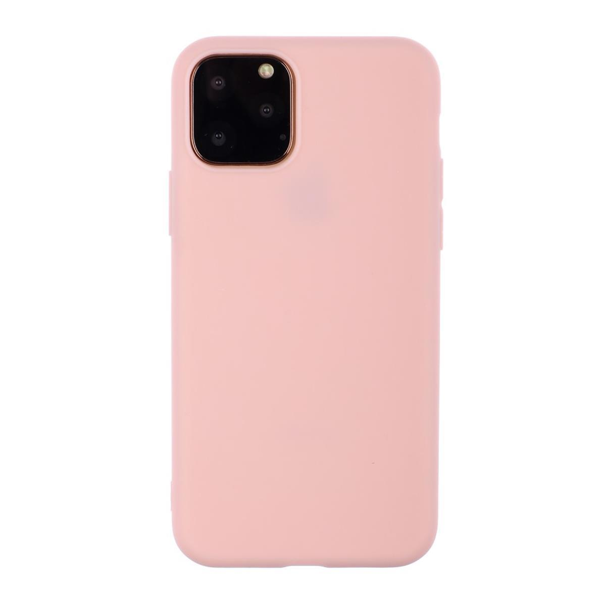 COVERKINGZ Handycase aus Silikon, Backcover, iPhone Rosa Apple, 11