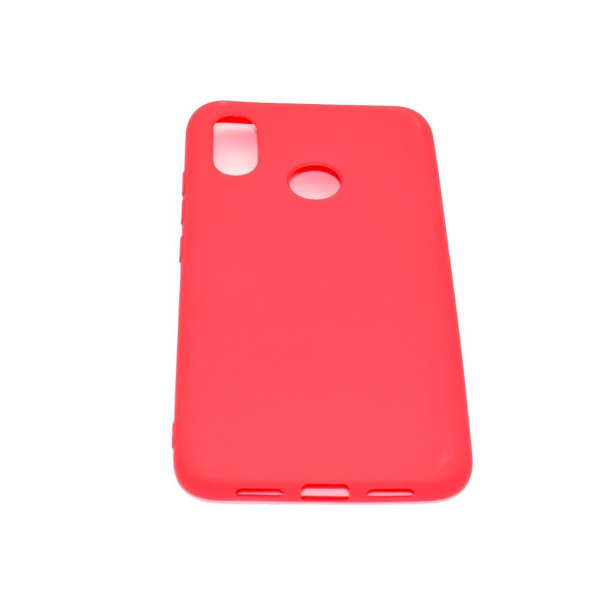 Backcover, Honor, Handycase 8A, COVERKINGZ Silikon, aus Rot