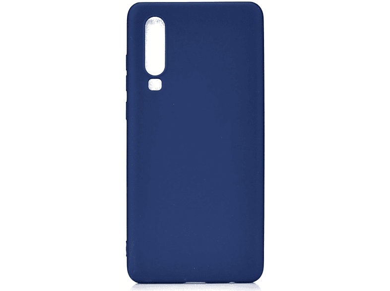 COVERKINGZ Handycase aus Blau Huawei, P30, Silikon, Backcover