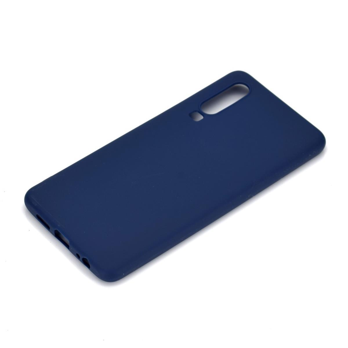 Huawei, Backcover, Silikon, P30, Handycase Blau aus COVERKINGZ