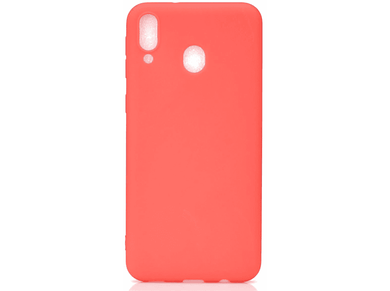 COVERKINGZ Handycase aus Rot Galaxy Backcover, Samsung, A30, Silikon