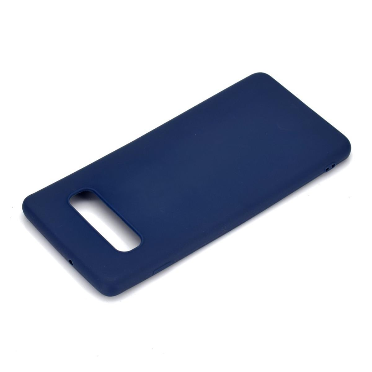 COVERKINGZ Handycase Galaxy Silikon, aus Blau S10, Backcover, Samsung