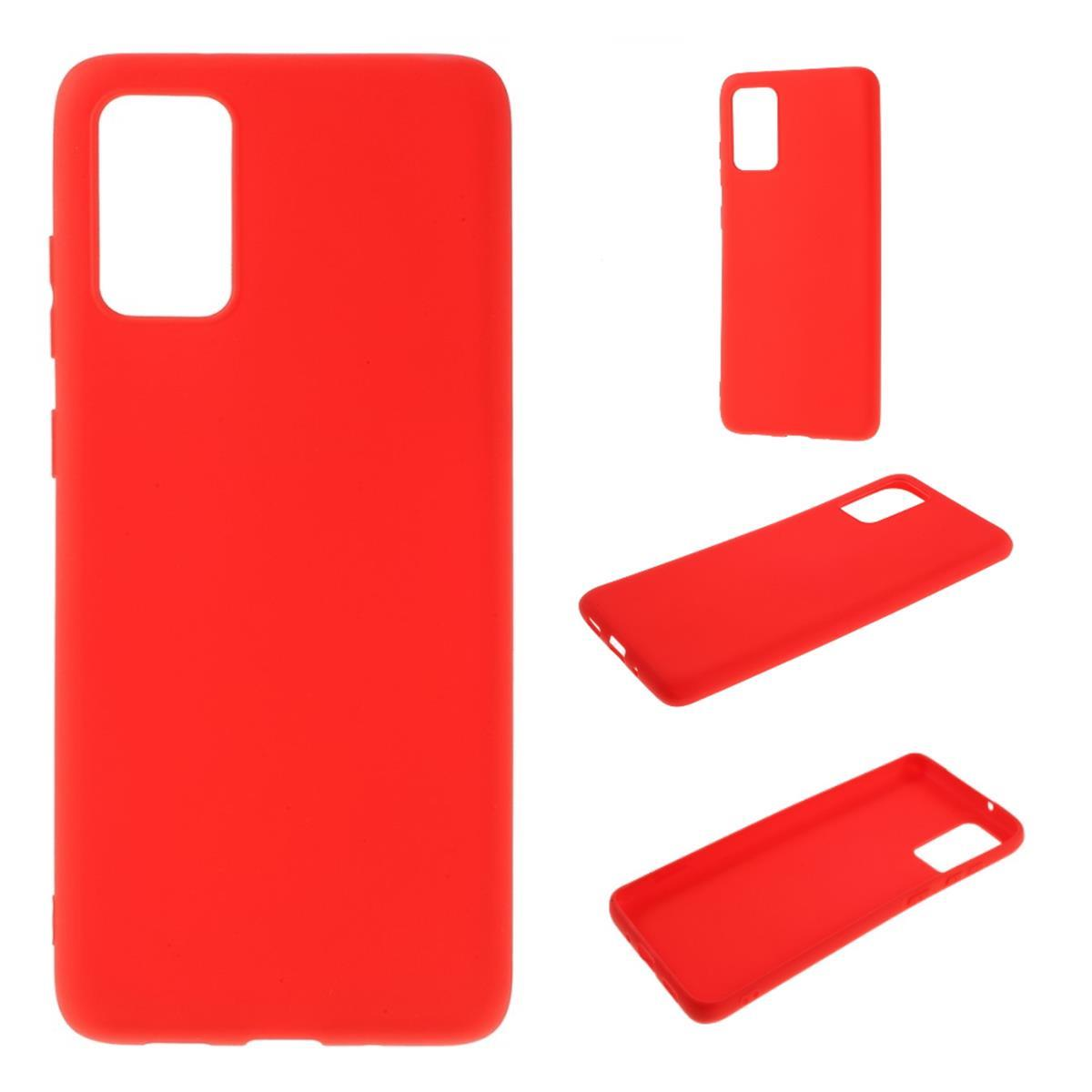 aus S10 Backcover, Silikon, Rot Galaxy Handycase Lite, Samsung, COVERKINGZ
