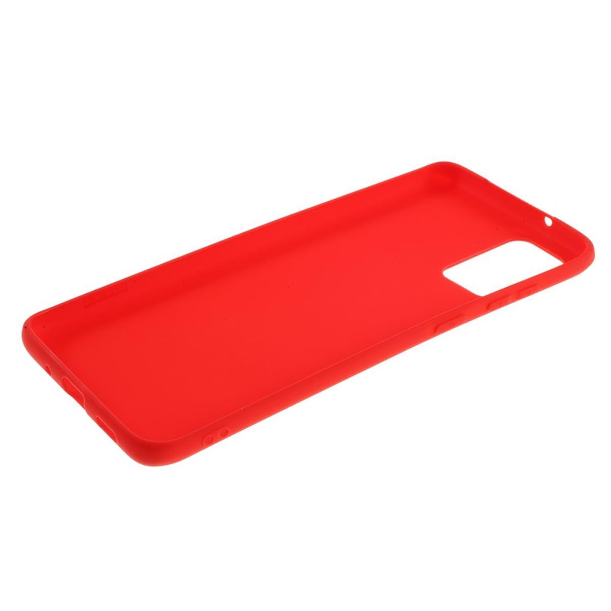 COVERKINGZ Handycase aus S10 Silikon, Backcover, Rot Samsung, Galaxy Lite