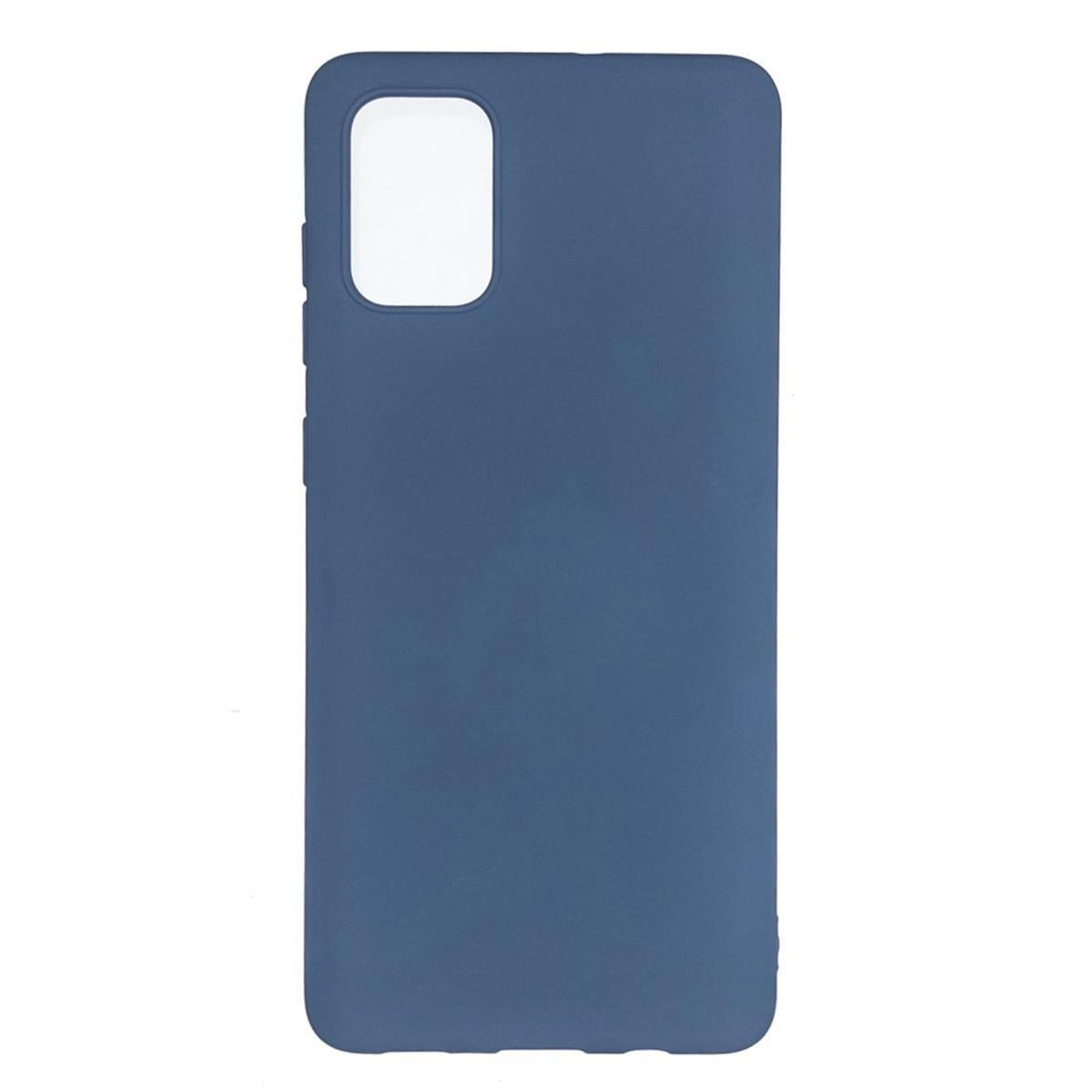 Silikon, Galaxy Blau COVERKINGZ Samsung, Backcover, aus M31, Handycase